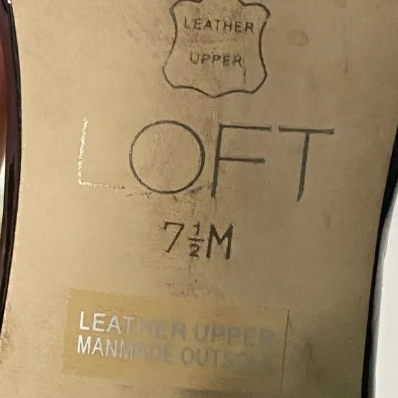 Ann Taylor Loft black strappy heeled sandals 7.5 - Picture 8 of 9